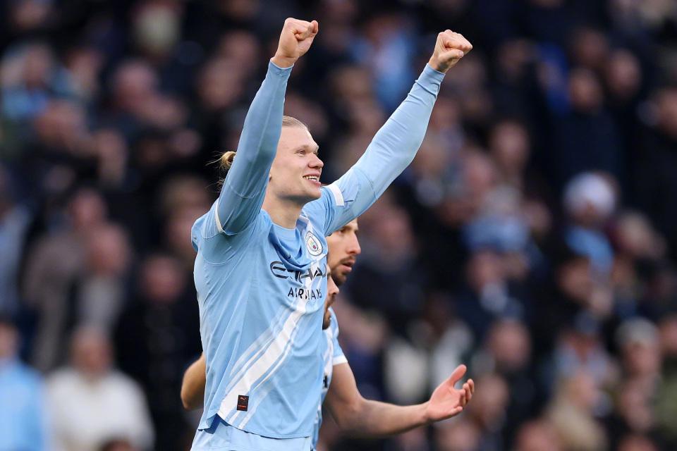 打破安菲尔德魔咒！哈兰德传射建功，脱衣庆祝染黄，破32天球荒